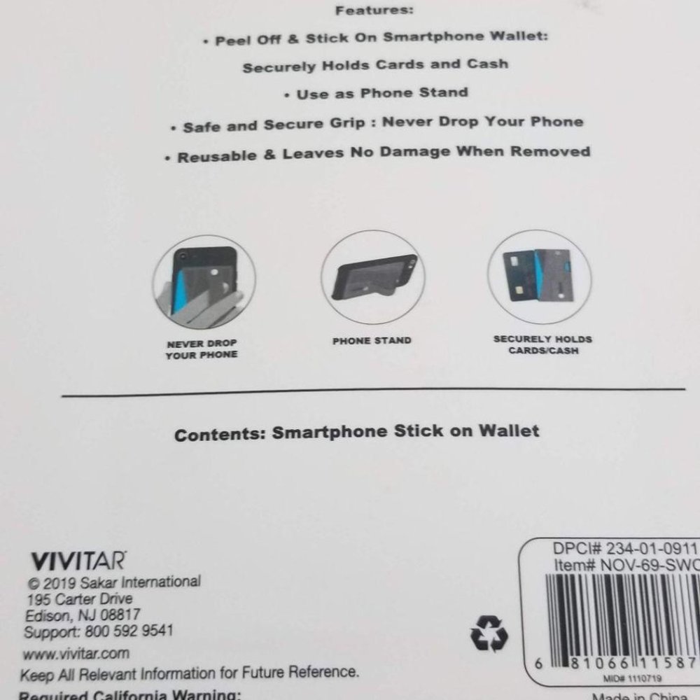 Vivitar / Stick on Wallet - Picture 3 of 3